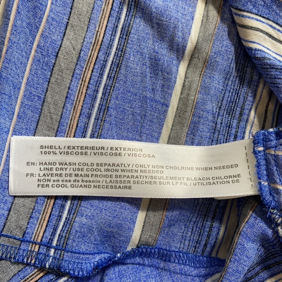 Band of Gypsies Striped Short Sleeve Dress Size Medium - Picture 8 of 10